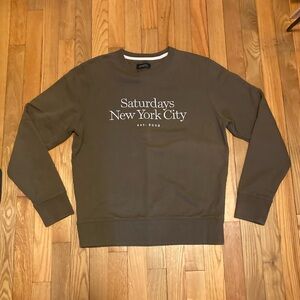 Saturdays New York City M Bowery Crewneck LIKE NEW
